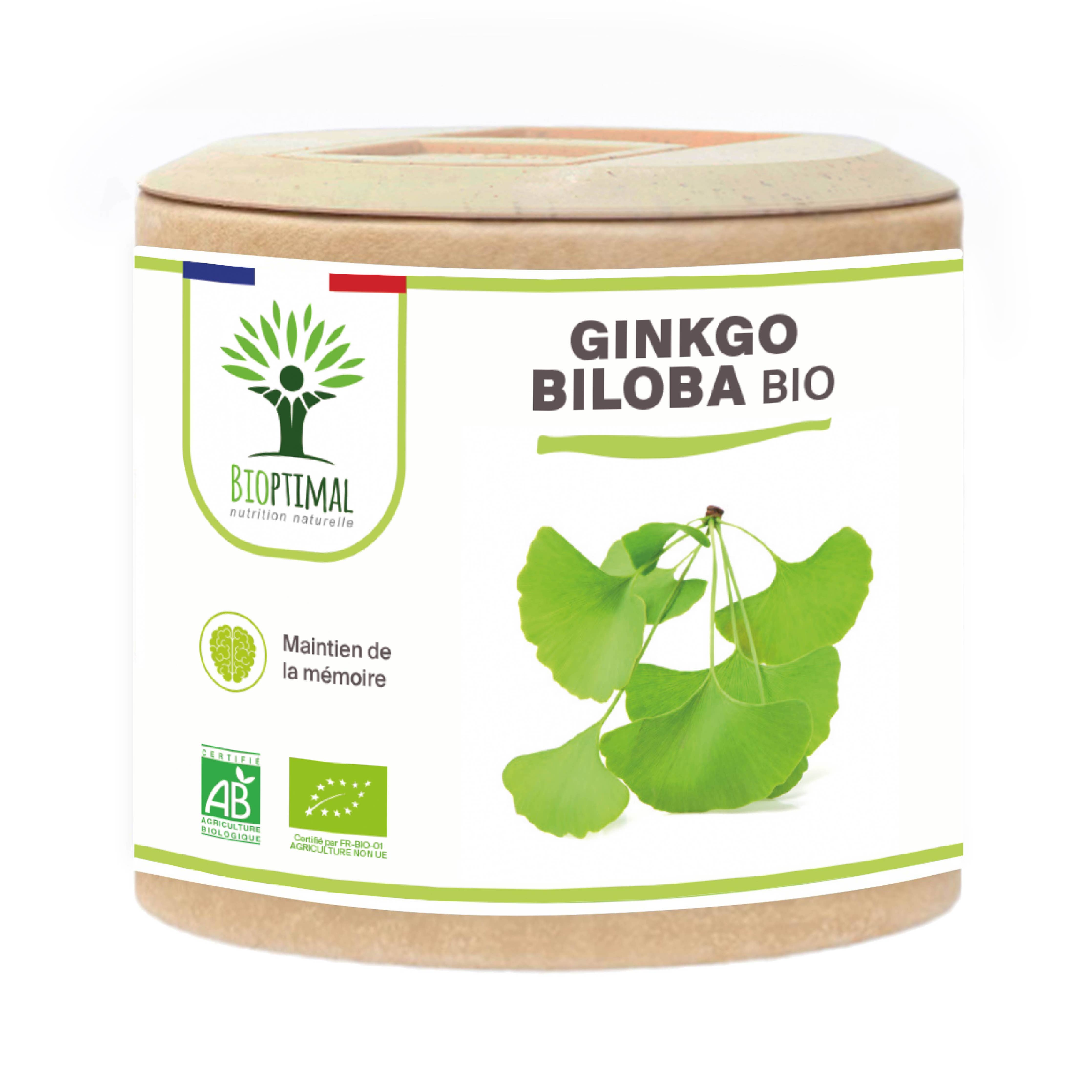 Økologisk Ginkgo Biloba 60kapsler 300mg